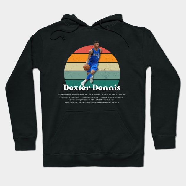 Dexter Dennis Vintage V1 Hoodie by Gojes Art